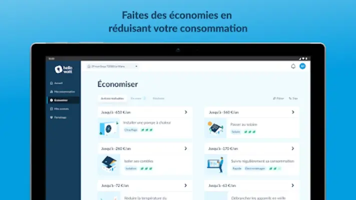 Hello Watt Suivi Conso Énergie android App screenshot 4