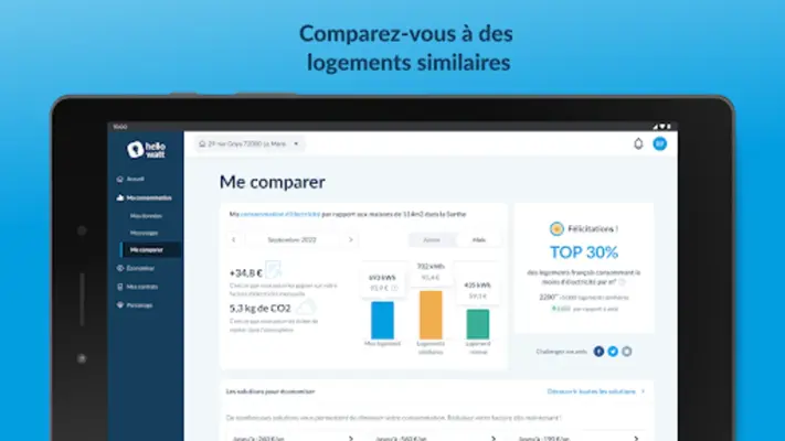 Hello Watt Suivi Conso Énergie android App screenshot 7